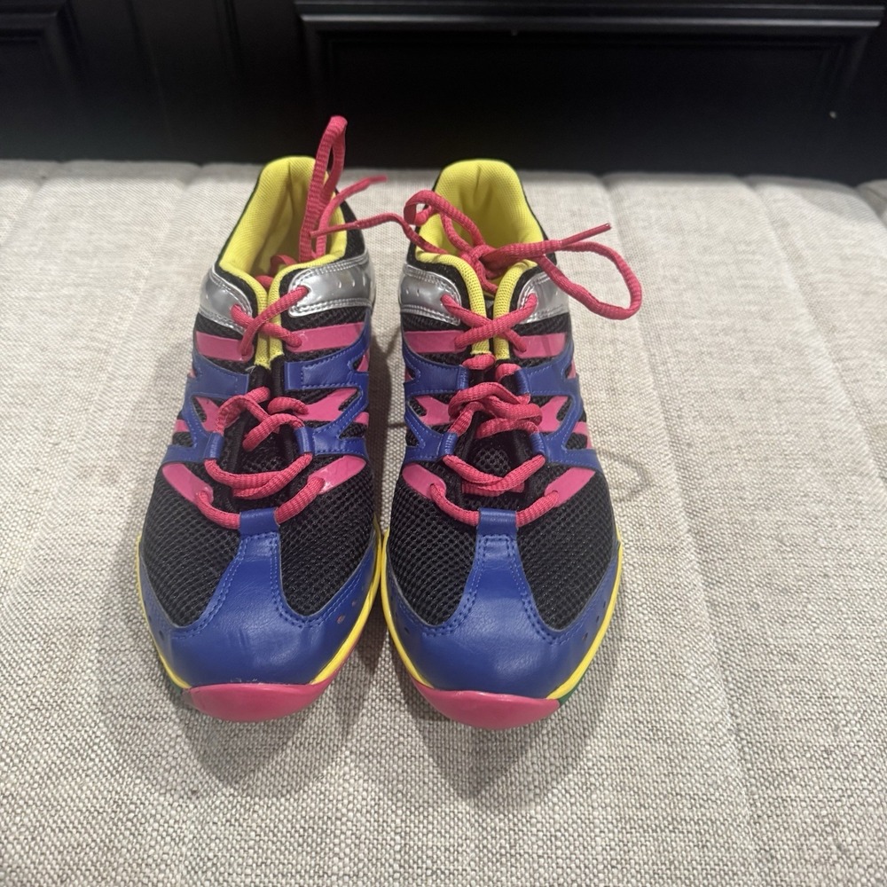 Bloch Zumba Dance Sneaker Womens Size 8.5 Colorful Bright - Picture 3 of 8